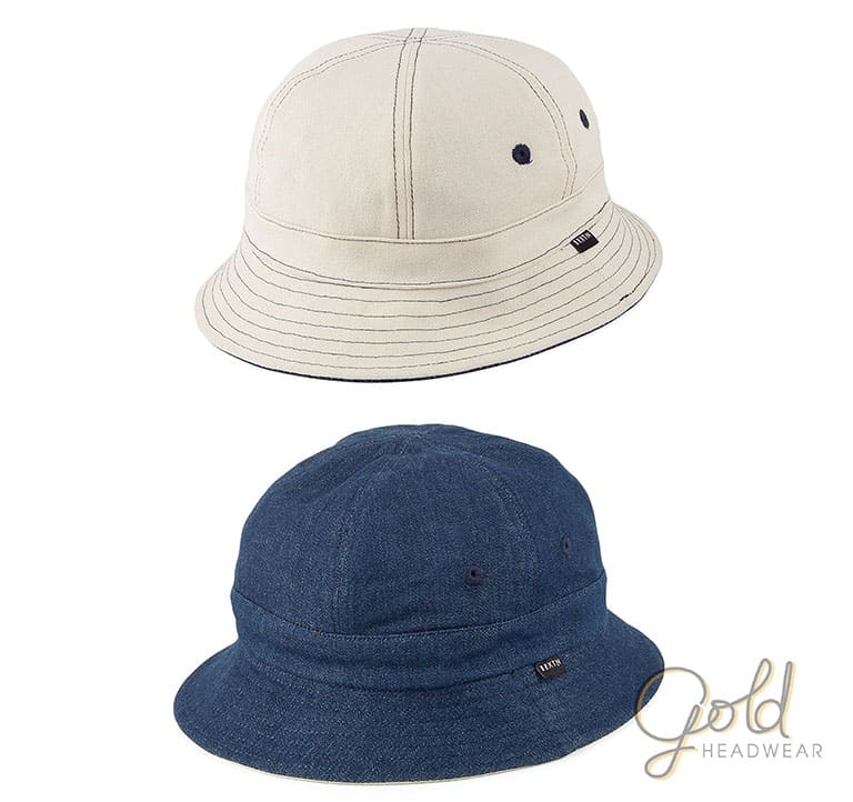 Round bucket hats