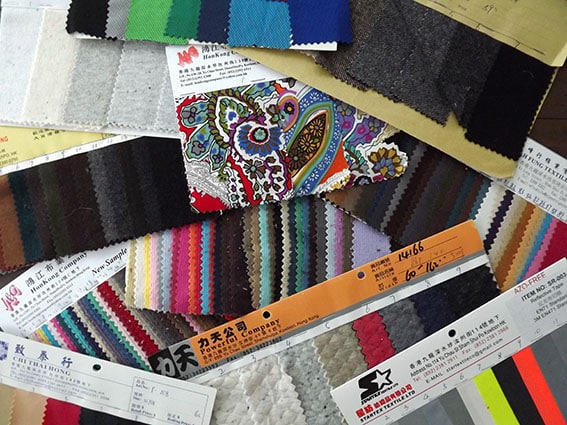 Fabrics colorcards