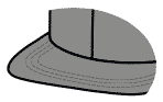 Flat standard visor
