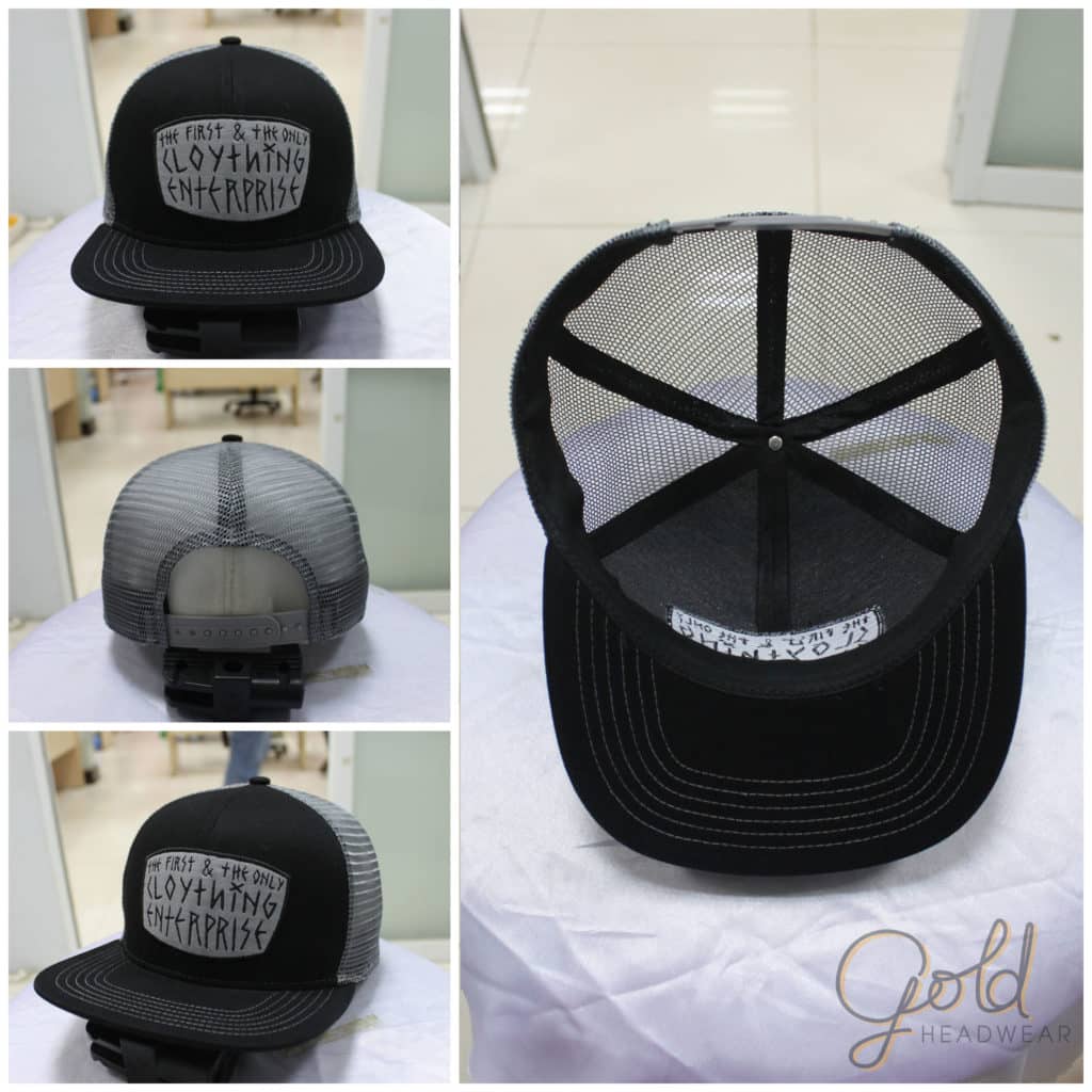 6 panel mesh trucker hats