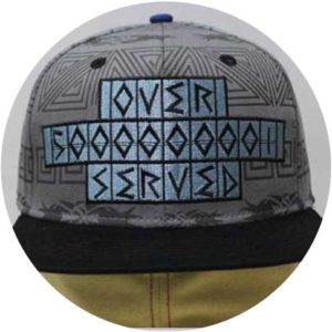 Grey-and-Black-Snapback-6-panel