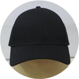 Black-Baseball-6-panel-front