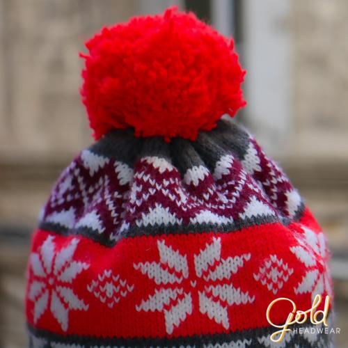 JACQUARD BEANIE 