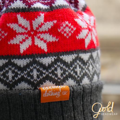 JACQUARD BEANIE-WOVEN LABEL